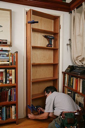 DIY Tutorial for hidden door bookcase | Hidden door bookcase, Home, Secret rooms