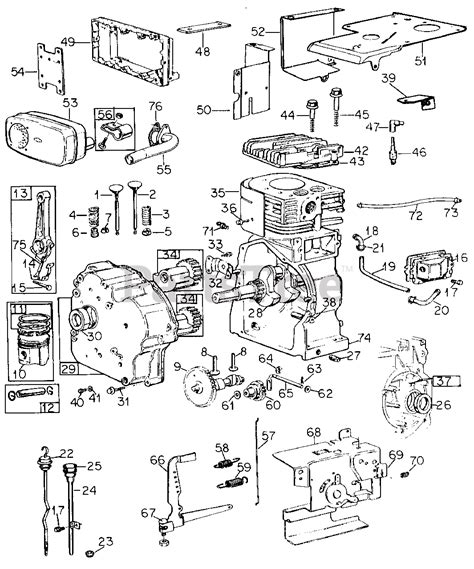 Cub Cadet 482 (143-482-100) - Cub Cadet Garden Tractor Engine Parts Lookup with Diagrams | PartsTree