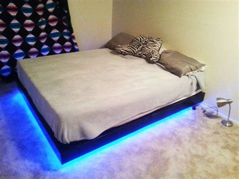 Floating Bed With LEDs | HowToSpecialist - How to Build, Step by Step ...