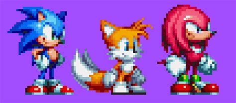 Sonic Tails Knuckles Sprites | Images and Photos finder