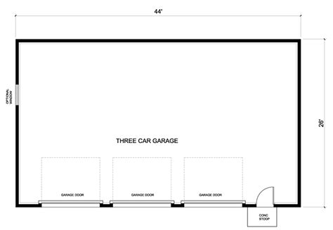 Three Car Garage Floor Plans – Flooring Ideas