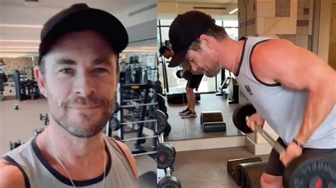 Chris Hemsworth Crushes Full Body Workout For 'Strength, Speed, and ...