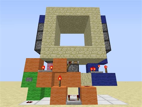 Minecraft Super Compact 3x3 Piston Door [3x7] Minecraft Map