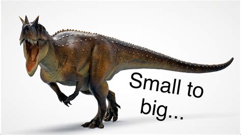 Ceratosaurs Size Comparison - YouTube