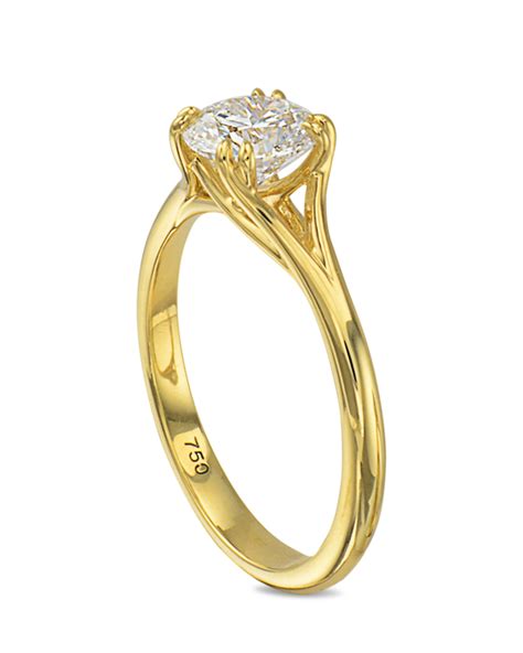 Yellow Gold Signature Solitaire - Turgeon Raine