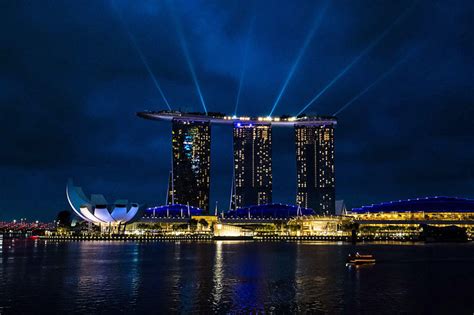 Night view Singapore - Cityscape & Urban Photos - Lena's Vision of the World