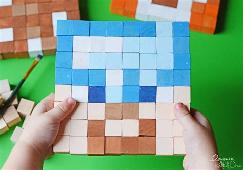 Minecraft Block Craft | Easy 3D Minecraft Art Project