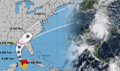 Hurricane Michael path tracker: Michael SMASHES Florida - where is ...