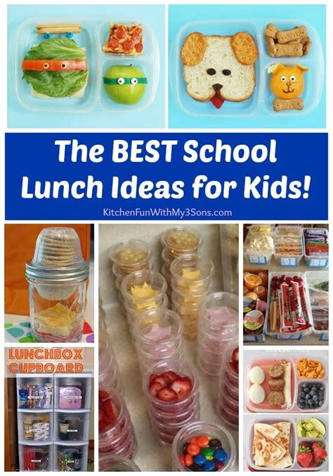 The Best School Lunch Ideas For Kids That Are Fun and Easy