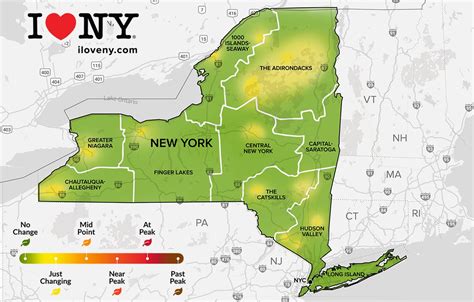 Upstate NY fall foliage map: First report released as colors begin to ...