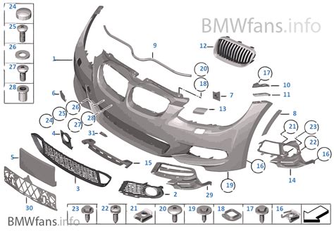 Bmw Front Bumper Parts Diagram - Wiring Diagram