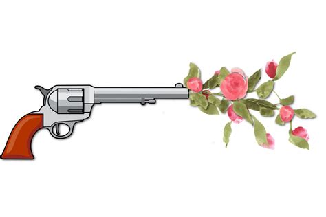 Gun Shooting Flowers Free Stock Photo - Public Domain Pictures