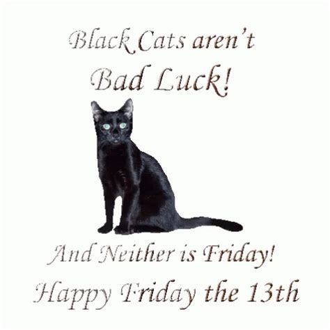 Black Cat Fridaythe13th GIF - BlackCat Fridaythe13th Friday - Discover & Share GIFs | Happy ...