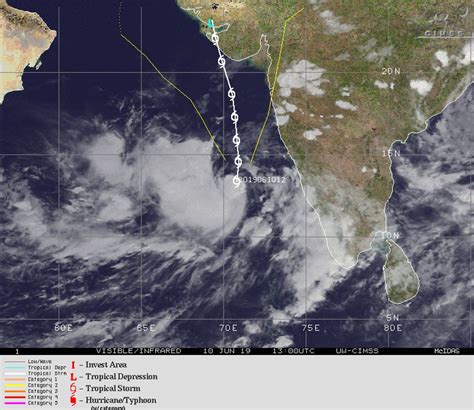 Arabian Sea: Cyclone 02A has formed, forecast to intensify next 48hours