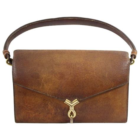 Super rare Hermes Vintage Pigskin Leather bag at 1stDibs | pig skin leather bag, pig skin bag