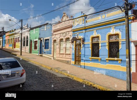 Colorful colonial houses at Olinda on Brazil Stock Photo - Alamy