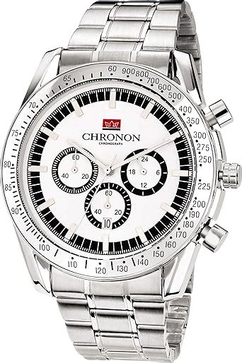 Chronon Watch Mens Luxury Chronograph Watch - Mens Sports Wrist Watch for Time, Date, Speed and ...