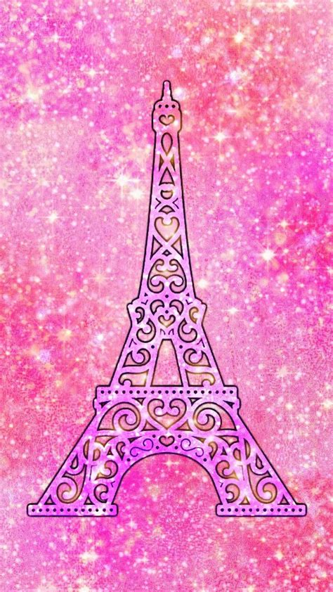 Download Pink Eiffel Tower Digital Wallpaper | Wallpapers.com