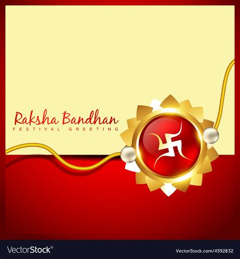 Rakhi background Royalty Free Vector Image - VectorStock