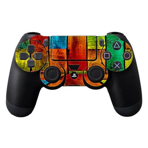 Skins Decals For Ps4 Playstation 4 Controller / Colorful Wood Pattern - Walmart.com - Walmart.com