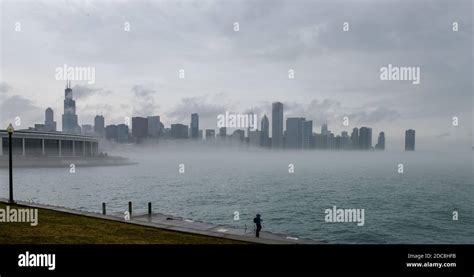 Big city skyline along the waterfront Stock Photo - Alamy