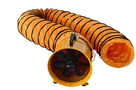 250mm (10") 110v Ventilation Fan + 5m Duct: Amazon.co.uk: DIY & Tools