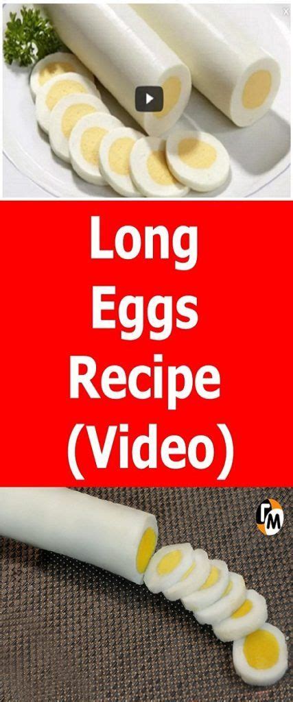 LONG EGGS RECIPE (VIDEO) | Egg recipes, Food videos, Healthy eating recipes