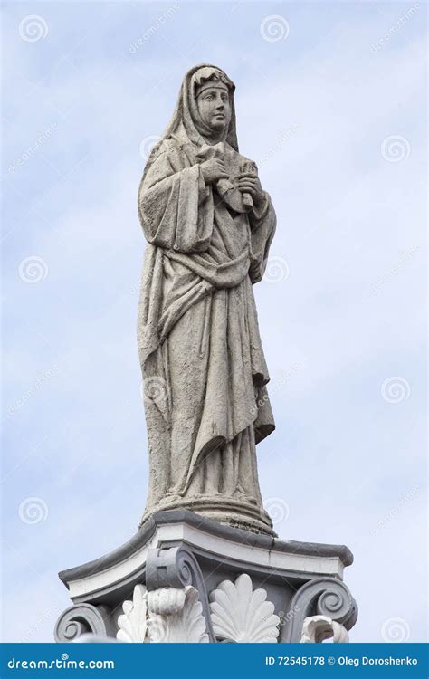 Statue in the Basilica Del Santo Nino. Cebu, Philippines. Stock Photo ...