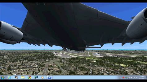 Airbus A380 Takeoff Miami - YouTube