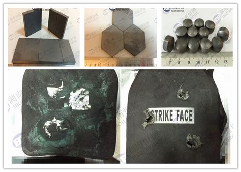 NIJ IV M2 AP Bulletproof Plates , Kevlar Ballistic SiC Silicon carbide body armor ceramic plate