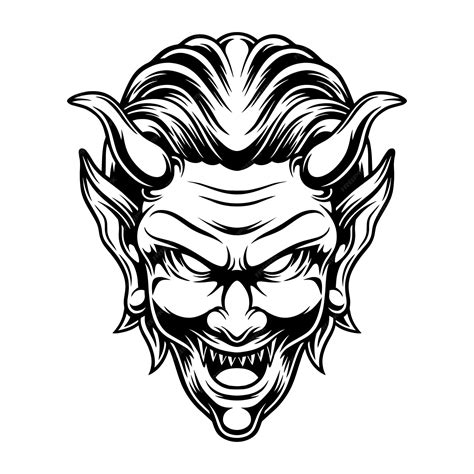 Premium Vector | Dracula face is scary mascot illustration