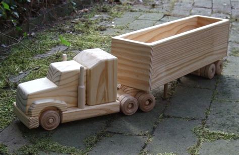 homemade wooden toy trucks