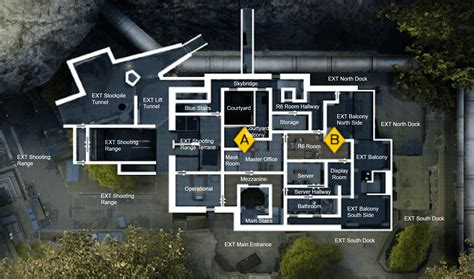 New Lair Map Layout with Room Names : r/Rainbow6