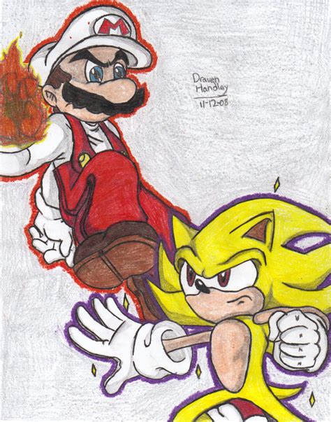 mario vs sonic - ricardo98 Fan Art (24176023) - Fanpop