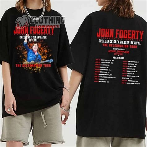 John Fogerty The Celebration Tour 2024 Merch, John Fogerty Tour Dates 2024 Shirt, John Fogerty ...