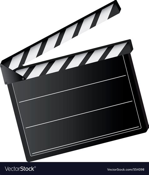 Movie clapper board Royalty Free Vector Image - VectorStock