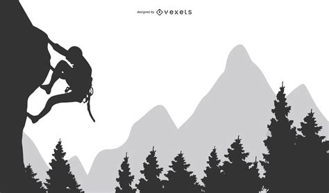 Rock Mountain Or Hill Climibing Clip Art Vector Download