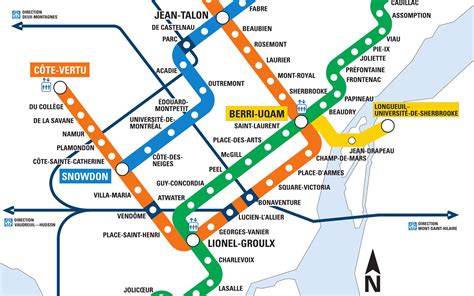 Montreal Metro Map - Go! Montreal Tourism Guide | Metro map, Montreal ...