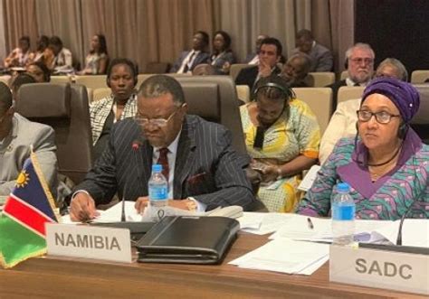 SADC Chairperson presents the Status of Integration in the SADC Region ...