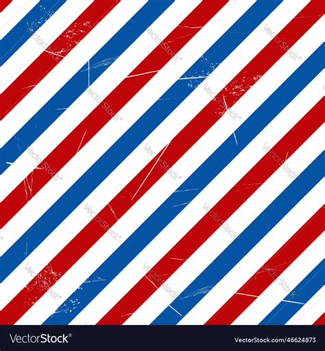 Grunge barber pattern with barbershop pole stripes