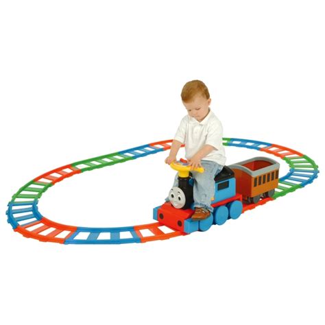 Thomas and Friends Ride On Train and 22 piece Track Set - Electric Ride ...