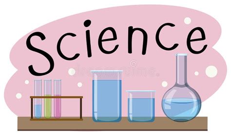 School Subject for Science with Many Equipments in Lab Stock Vector ...