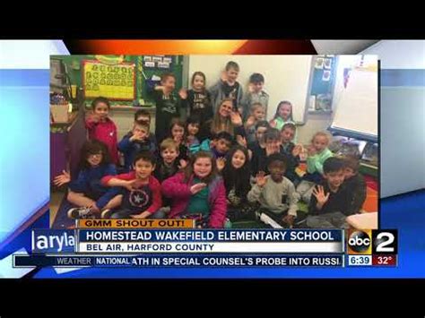 Good morning from Homestead Wakefield Elementary School! - YouTube