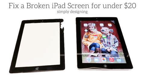 Fix a Broken iPad Screen for under $20 right now