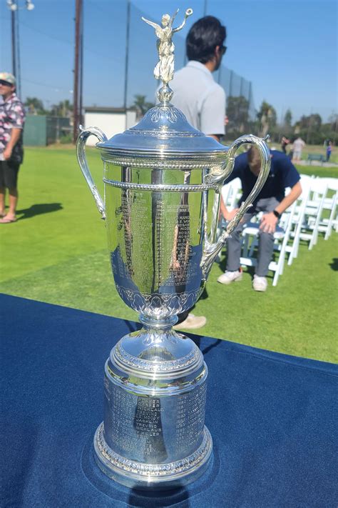 Got to see the US Open trophy today : r/golf