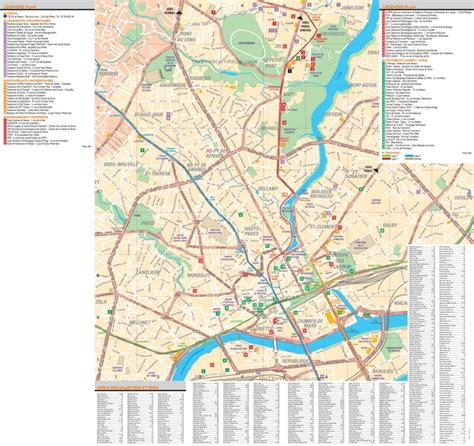 Nantes tourist attractions map - Ontheworldmap.com