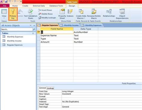 Create Database Using Microsoft Access with 6 Amazing Steps