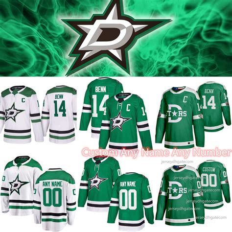 2021 Dallas Stars Jerseys 14 Jamie Benn 30 Ben Bishop 10 Corey Perry 16 ...