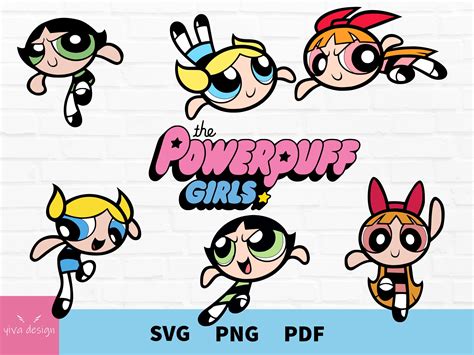 Powerpuff Girls Svg Powerpuff Girls Svg Powerpuff Girls Clipart Svg ...