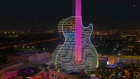 The Guitar Hotel Light Show | Experience the all-new light show every ...